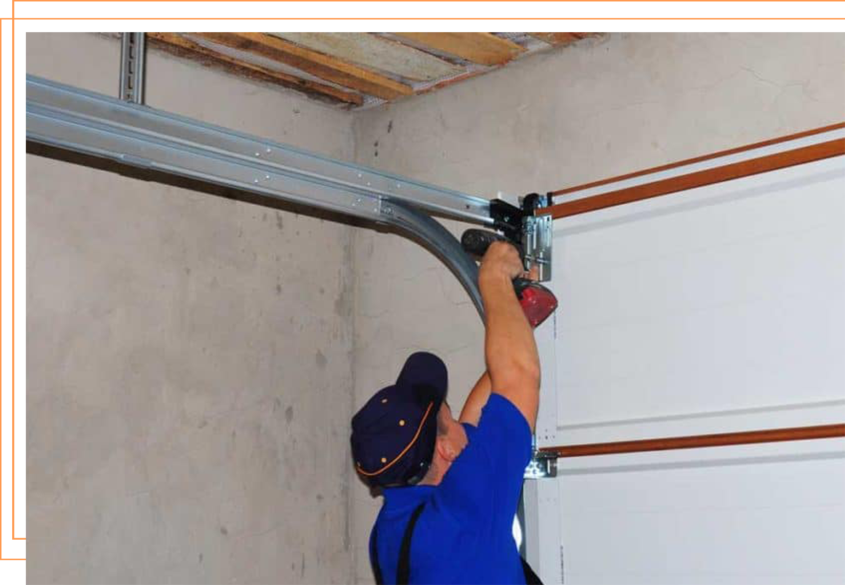 Garage Door Before Replacement