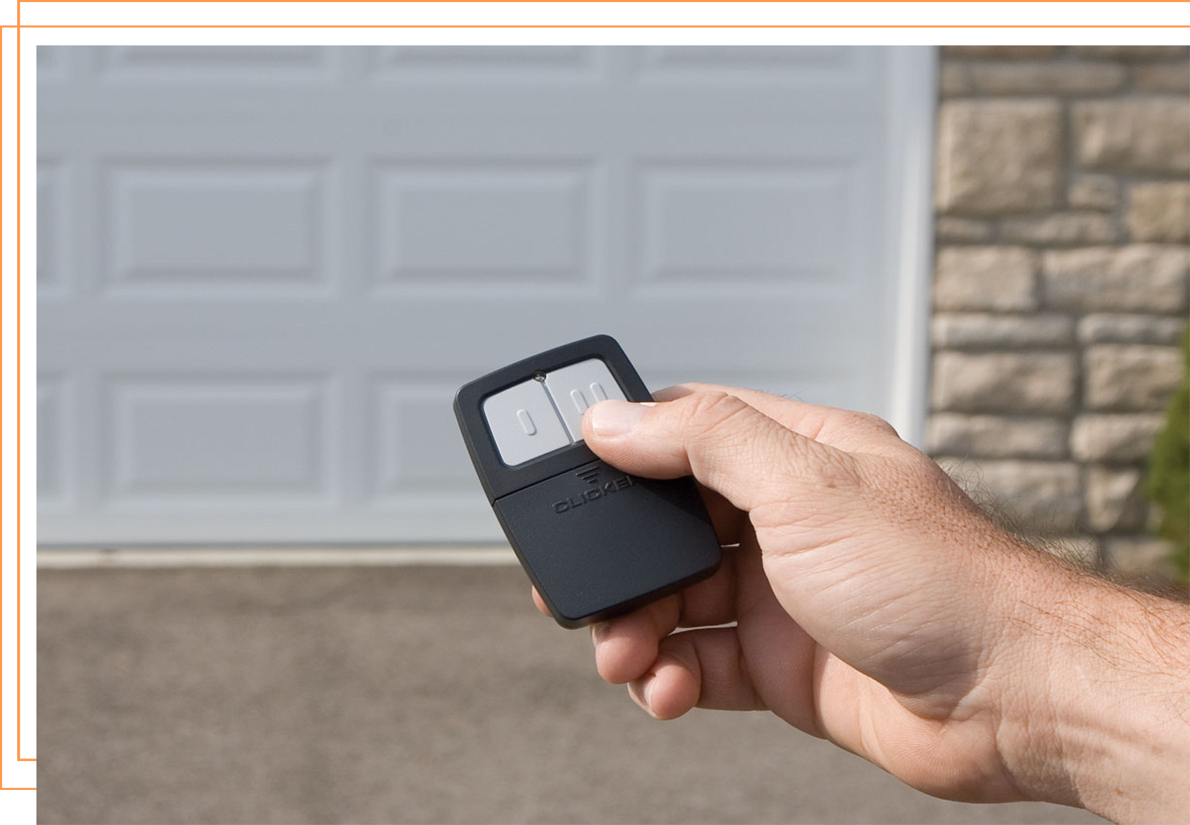 Garage Door Before Replacement